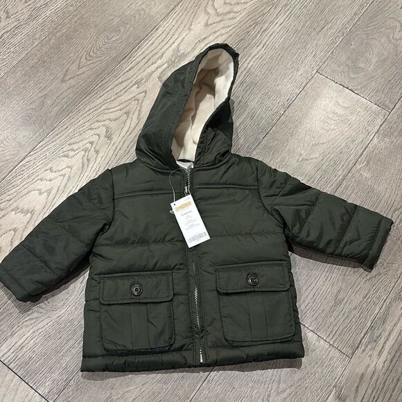 Gymboree Green Puffer Jacket for Kids - Picture 1 of 7